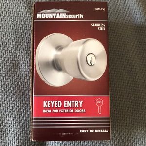 Brand new Stainless Steel Door Knob with Key